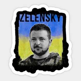 Zelensky Ukraine Sticker